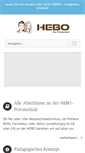 Mobile Screenshot of hebo-schule.de